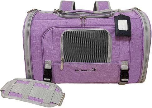 Mr. Peanut's Monterey Series Airline Compliant Horizontal Backpack Pet Carrier (Blue) in Kuwait
