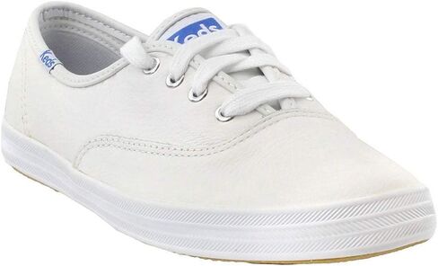 Keds Women's Champion Lace Up Sneaker, Navy Leather, 8.5 Medium in Saudi Arabia