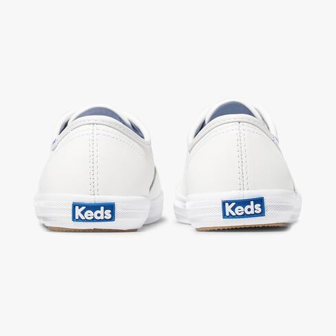 Keds Women's Champion Lace Up Sneaker, Navy Leather, 8.5 Medium in Saudi Arabia