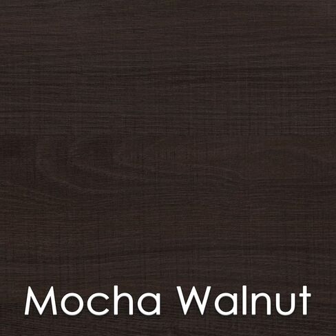 Linea Italia Curved Modern Office Desk Easy to Assembly 2 Panel Reception Counter for Lobby, Salon, 124" x 49", Walnut in Saudi Arabia