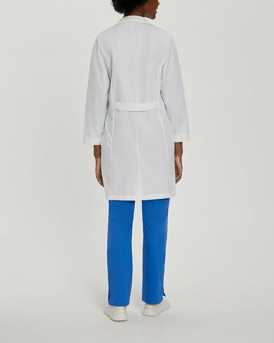 Landau womens Landau Relaxed Fit 5-pocket 4-button Full-length for Women 3153 Medical Lab Coat, White Twill, 8 US in Saudi Arabia