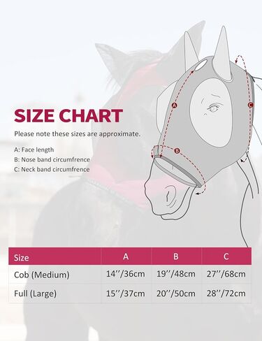 Harrison Howard Horse Fly Mask مع فتحة فورلوك تمتد ومريحة للخيول UV -حماية الفلورسنت الأصفر l in Saudi Arabia