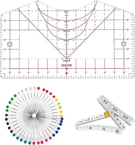 Tshirt Ruler Guide for Vinyl Alignment, Tshirt Measurement Tool for Heat Press in Vinyl, T Shirt Rulers to Center Designs, Tshirt Ruler Alignment Tool Placement, All-in-ONE T Shirt Ruler in Saudi Arabia