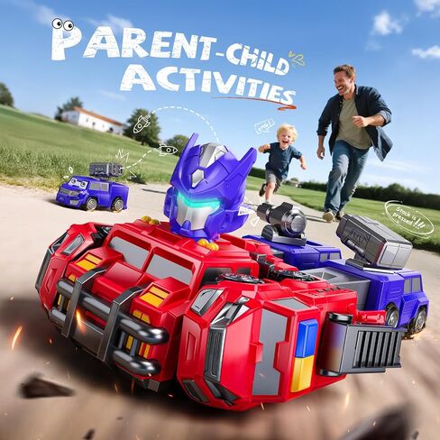 5 في 1 Magnetic Transform Fire Robot Toys Gifts for 3 4 5 5 Boy Boys Kids ، Easy DIY Assembly ، Magnetic Transfor Trucks Tarts for Boys ، Ideals 3 4 5 6 6 year Boy Birthday Gift in Kuwait