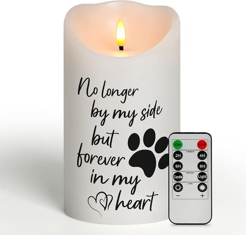 Dog Memorial Gifts for Loss of Dog Sympathy Gift, Sympathy Candle for Cat, Condolence Present for Pet Lovers, Friends to Remember Doggie, Marking Bereavement and Grief(4" x 7") in Saudi Arabia