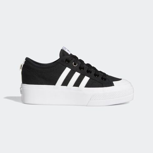 Adidas Women's Nizza Platform Shoes, Core Black/Core Black, 9 M in Saudi Arabia