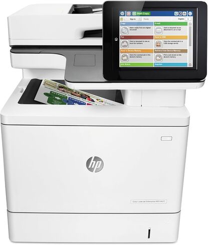 HP Color LaserJet Enterprise MFP M577DN Duplex Printer مع يوم واحد ، يوم العمل التالي ، ضمان في الموقع (B5L46A) in Kuwait