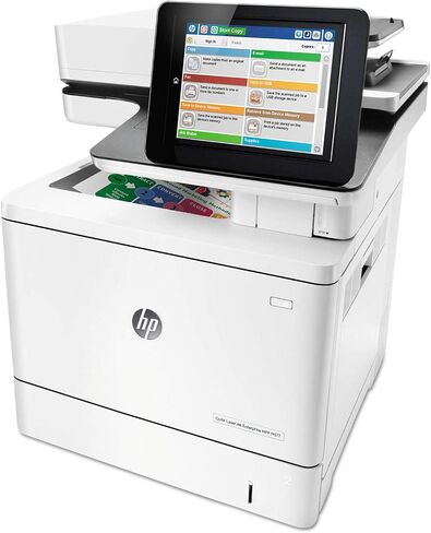 HP Color LaserJet Enterprise MFP M577DN Duplex Printer مع يوم واحد ، يوم العمل التالي ، ضمان في الموقع (B5L46A) in Kuwait