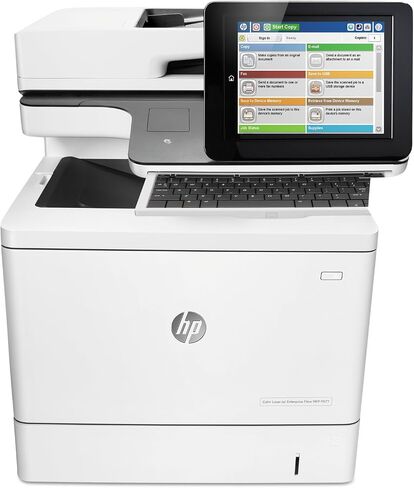 HP Color LaserJet Enterprise MFP M577DN Duplex Printer مع يوم واحد ، يوم العمل التالي ، ضمان في الموقع (B5L46A) in Kuwait