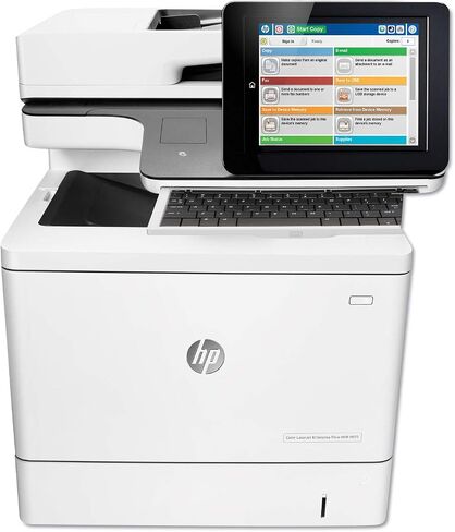 HP Color LaserJet Enterprise MFP M577DN Duplex Printer مع يوم واحد ، يوم العمل التالي ، ضمان في الموقع (B5L46A) in Kuwait