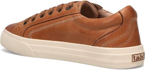 Taos Plim Soul Lux Women's Sneaker - Soft Premium Leather Lace Up Sneakers with All Day Walking Comfort and Support Caramel 10.5 (W) US in Saudi Arabia