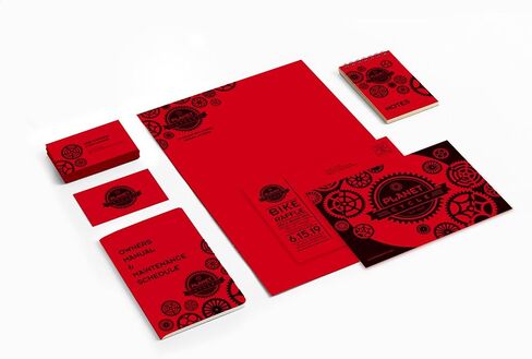 Astrobrights Colored Cardstock ، 8.5 "X11" ، 65 LB /176 GSM ، RESENT RED ، 250 SHOETS (22751) in Saudi Arabia