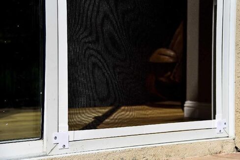 Screen Pet Door Conversion Kit | Doggie Door for Screen Door| Patio Screen, Sliding Glass Door Screen, Porch Screens | Convert Your Screen Into A Cat Door or Doggie Door for Screen Door, White Tape in Saudi Arabia