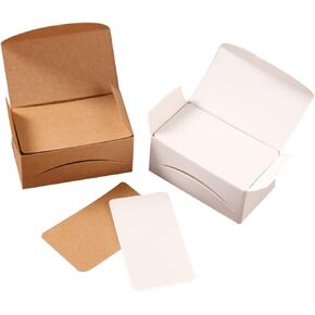 200Pcs Blank Memo Pads White Message Cards Cards for Handwritten Words Notes and Creative Projects of Each Color