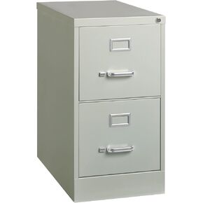 Lorell LLR60191 4-Drawer Vertical File with Lock, 15" x 26-1/2" x 52", Black