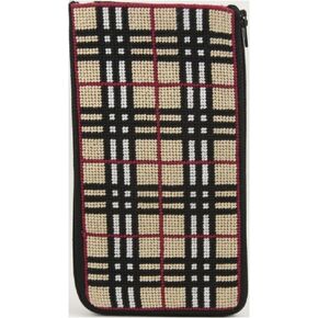 Eyeglass Case - Plaid - Needlepoint Kit