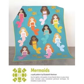 Elizabeth Hartman - Mermaids EH082 Pattern - Quilt Pattern