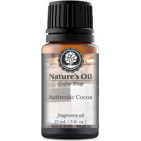 Authentic Cocoa Fragrance Oil (15ml) for Diffusers, Soap Making, Candles, Lotion, Home Scents, Linen Spray, Bath Bombs, Slime