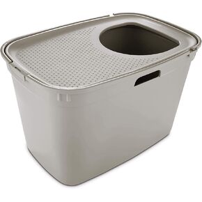 So Phresh Top-Entry Litter Box Tan 23.2" L X 15.4" W X 15" H