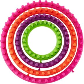 Knit Quick™ Knitting Round Loom Set, by Loops & Threads® (5.5", 7.5",9.5",11.5")