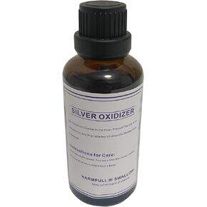 50ml Silver Oxidizer Solution Antique Oxidize Making Silver Jewelry Blacken Tool