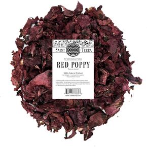 Saint Terra Dried Red Poppy Petals, 1.5 Ounces
