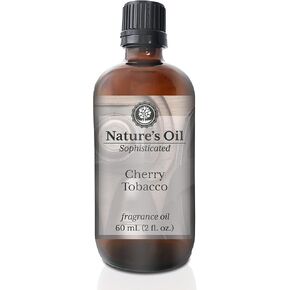 Cherry Tobacco Fragrance Oil (60ml) for Cologne, Beard Oil, Diffusers, Soap Making, Candles, Lotion, Home Scents, Linen Spray, Bath Bombs