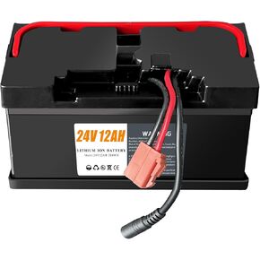 24V 7Ah/12Ah Lithium Battery for huffy torex 24V UTVs Ride- On Cars & Toys (24V 7Ah (with Charger))