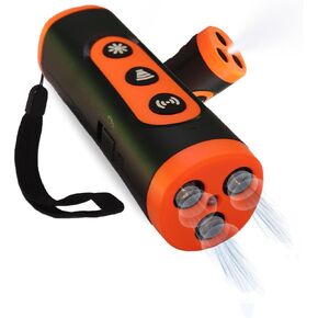 Dog Bark Deterrent Devices - Ultrasonic Anti Barking Device for Dogs, 2025 Upgraded 3 in 1 Dog Bark Deterrent, Rechargeable Sonic Trainer to Correct Dog's Bad Behavior for Outdoors Indoor Safely