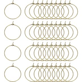 UXCELL 100PCS ARERNING HOOPS ، 25 مم / 1 ".