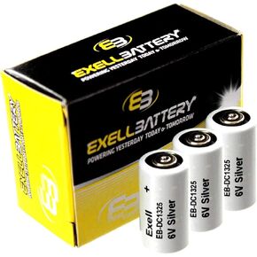 (3-Pack) New Dog Collar Battery Replcaes PX28, PX28-S, RFA-16, RFA-16-11, RFA16, RFA1611, RPX28, S1325, S28, S28PX, S544, V28PX, 1406SOP, 4G13, 4G13S, 4SG13, 4SR44, 544