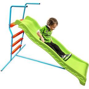 6-Foot Wavy Kids Slide, Indoor or Outdoor, 100lb Weight Limit (Ages 3 to 6)