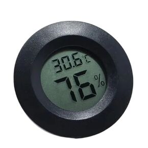 Exclude Batteiry 1-Reptile Lizard Tortoise Box Horn Spider Ig e Acrylic Box Climbing Thermometer Electronic Hygrograph