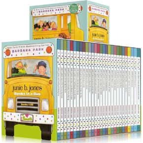 Junie B Jones 1-28 Books Set, Junie B Jones Paperback Complete Collection Box Set, Chapter Books for Graders