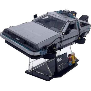 Acrylic Display Stand for Lego 10300 - Back to The Future Time Machine Delorean