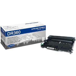 1 PK DR360 Black Drum Unit 15,000 pages High Yield Compatible, DR360, Replacement for Brother DCP-7030 DCP-7040 HL-2120 HL-2125 HL-2140 HL-2150 HL-2170 MFC-7040 MFC-7320 MFC-7440 MFC-7840 Printer