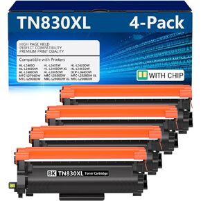 DR830 Drum Unit Compatible Replacement for DR-830 TN830 Drum Unit for DCP-L2640DW HL-L2405W HL-L2460DW HL-L2480DW MFC-L2820DW MFC-L2900DW HL-L2400D Printer(No Toner, 2 Pack)