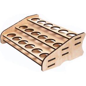 Paint Bottles Rack Paint Storage Tray Art & Craft Supply Storage 18 Compartment Paint Organizer, 11x7.6x3.5 inch