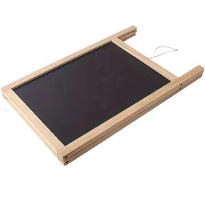 Portable Message Boards Bracket Message Board Blackboard Message Board Drawing Board Teaching Small Chalkboard Home Decor Ornaments Suitable For Messages Versatile Use Easy To Clean(25cm x 40cm)