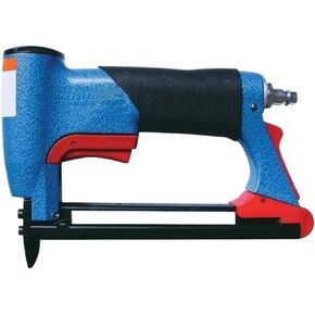 Oil-Free Pneumatic Staple Gun Heavy-Duty Stapler 8016 Air Stapler Gun Long Nose Fine Wire U-Type Pneumatic Nail Gun Staple Gun Woodworking Tool(FS8016-LN)