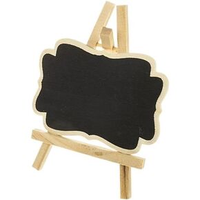 Portable Message Boards Bracket Message Board Blackboard Message Board Drawing Board Teaching Small Chalkboard Home Decor Ornaments Suitable for Messages Versatile Use Easy to Clean(Large)