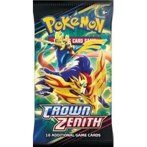 Pokemon TCG: Crown Zenith - Booster Pack (حزمة معززة واحدة ، 10 بطاقات)
