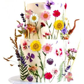 JeVenis Wildflower Cake Toppers Wildflower Decor Baby In Bloom Baby Shower Cake Toppers for Women Birthday Bridal Shower Wedding Party Decoration