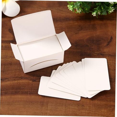 Angoily Retro Memo Pads Pcs Kraft Blank Greeting Cards White Small Cards Postcards for Mailing Memo Pads in Saudi Arabia
