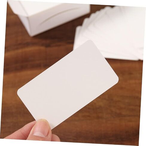 Angoily Retro Memo Pads Pcs Kraft Blank Greeting Cards White Small Cards Postcards for Mailing Memo Pads in Saudi Arabia