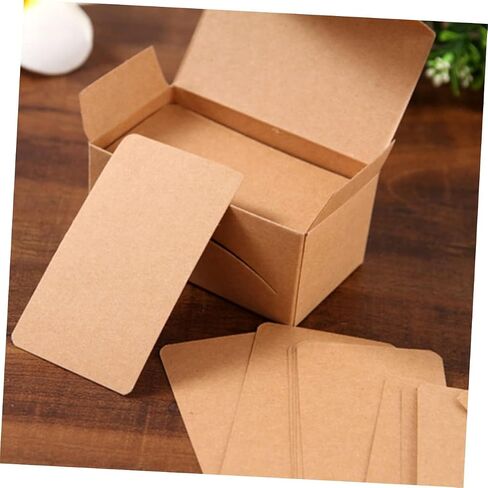 Angoily Retro Memo Pads Pcs Kraft Blank Greeting Cards White Small Cards Postcards for Mailing Memo Pads in Saudi Arabia