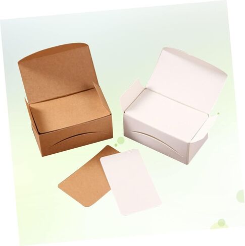Angoily Retro Memo Pads Pcs Kraft Blank Greeting Cards White Small Cards Postcards for Mailing Memo Pads in Saudi Arabia