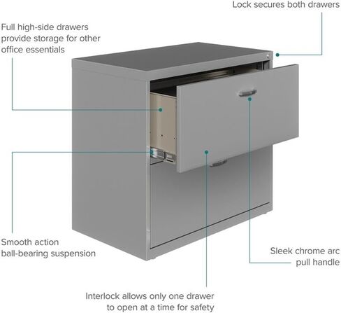 Hirsh Home Office Style File File File Cabinet 30 in. in Kuwait
