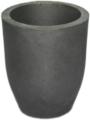LLF Clay Graphite Crucible Foundry Cup Furnace Torch Melting Casting Refining Gold Silver Copper Brass Aluminum Lead Zinc and Alloys (#3 (Capacity 350ML)) in Kuwait