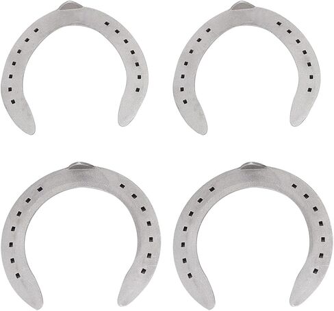 Domary Aluminum Alloy Horseshoe KIT Anti Slip WEAR Resistant for Horse Riding Equipment (6) in Kuwait